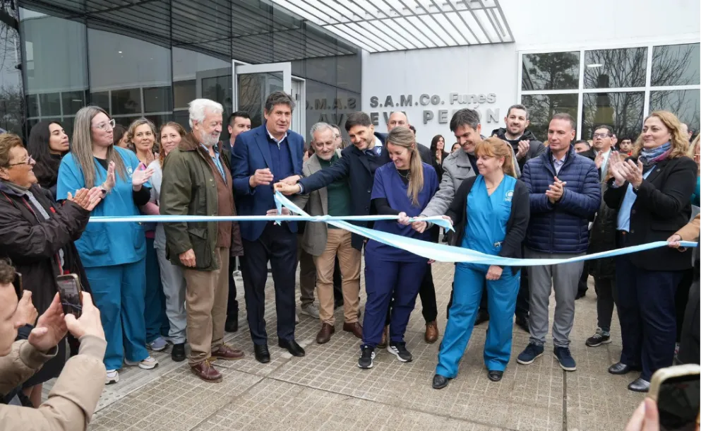 GESTIÓN: PULLARO Y SANTACROCE INAUGARON EL ESPERADO HOSPITAL SAMCO DE FUNES